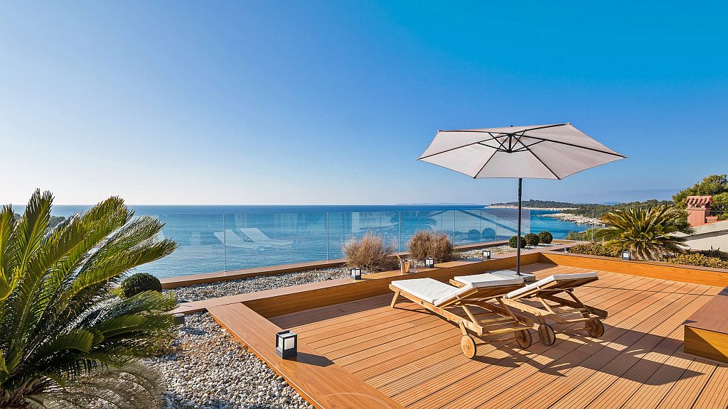 Die luxuriöse Dachterrasse