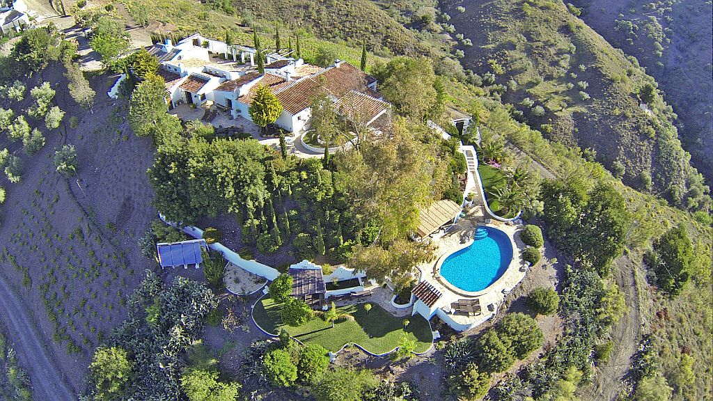 Das weitläufige Grundstück der Villa La Maroma