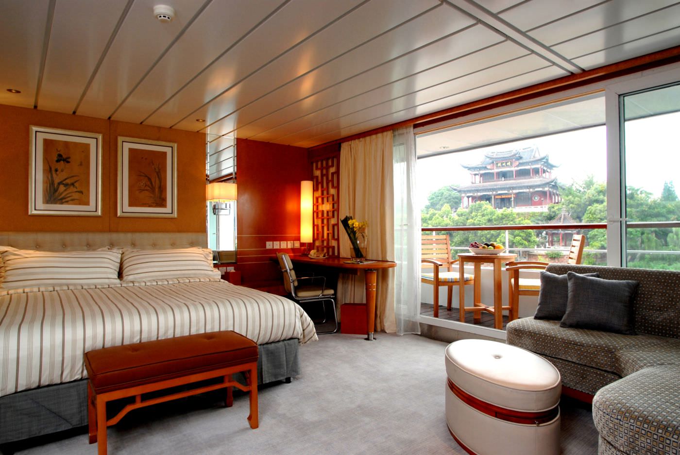 Erleben Sie sogar vom Bett aus faszinierende Ausblicke