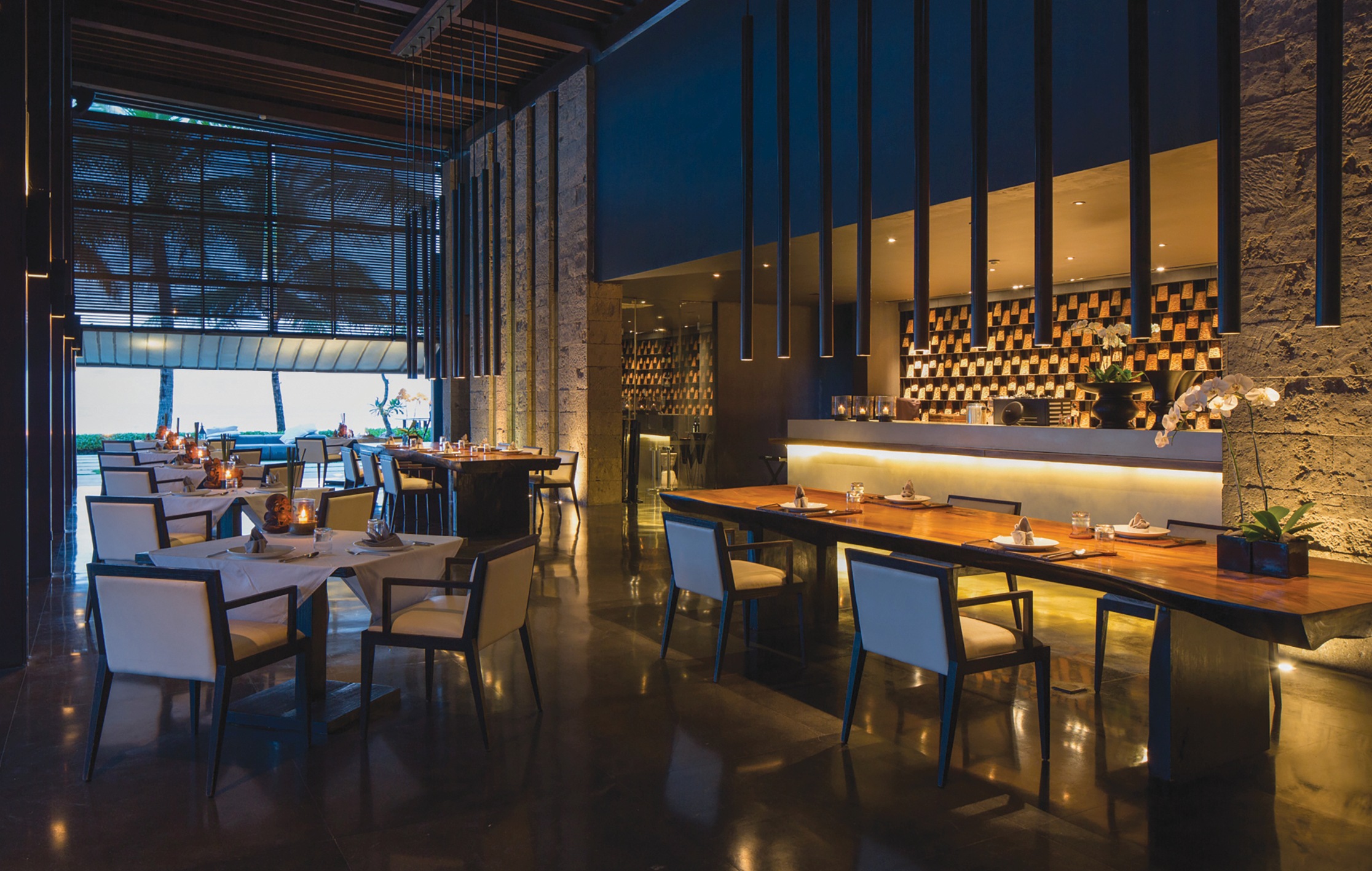 Stilvolles Dinner im Cotta