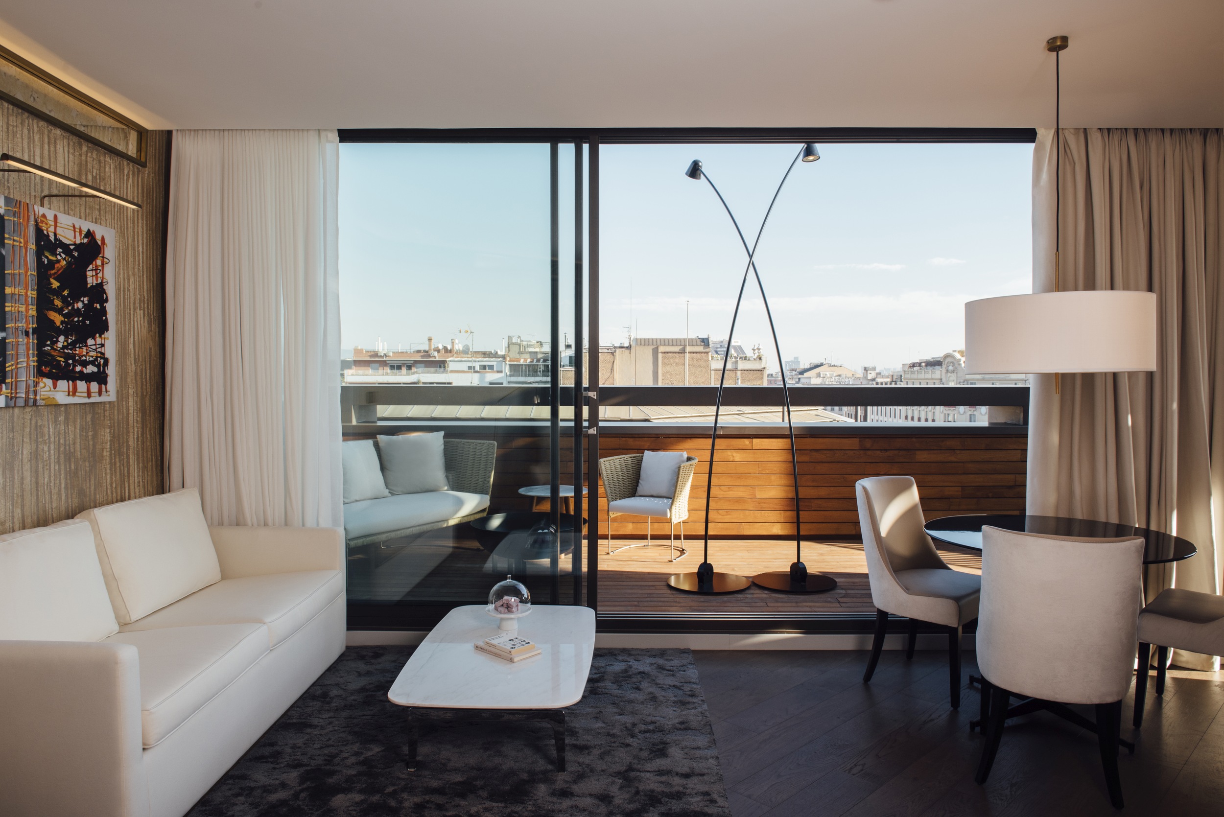 Die wunderschöne Suite in hellem Design