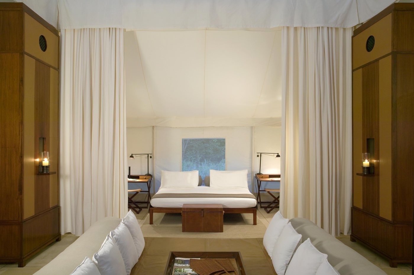 Wunderschönes Interieur der Tents