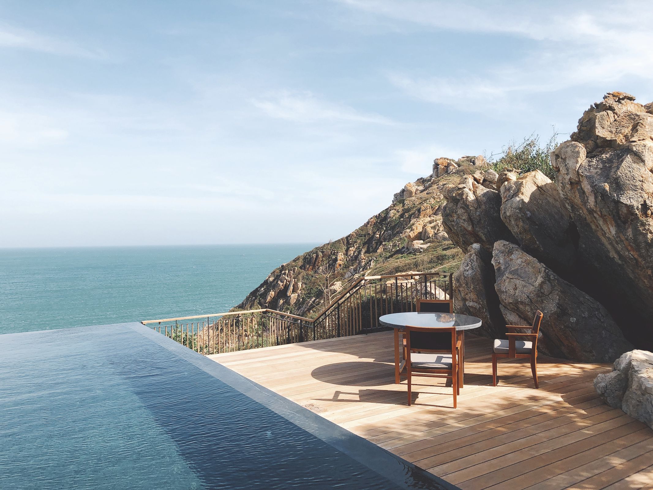 Hier verschwimmen Ozean und Horizont zu unendlichen Weiten