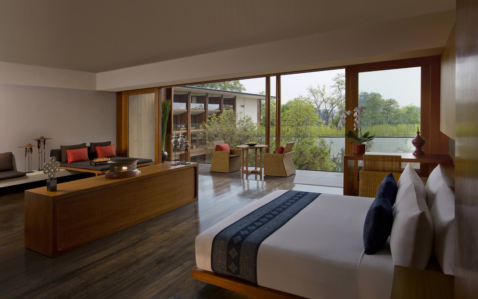 Die Kasara Suite mit Gartenaussicht