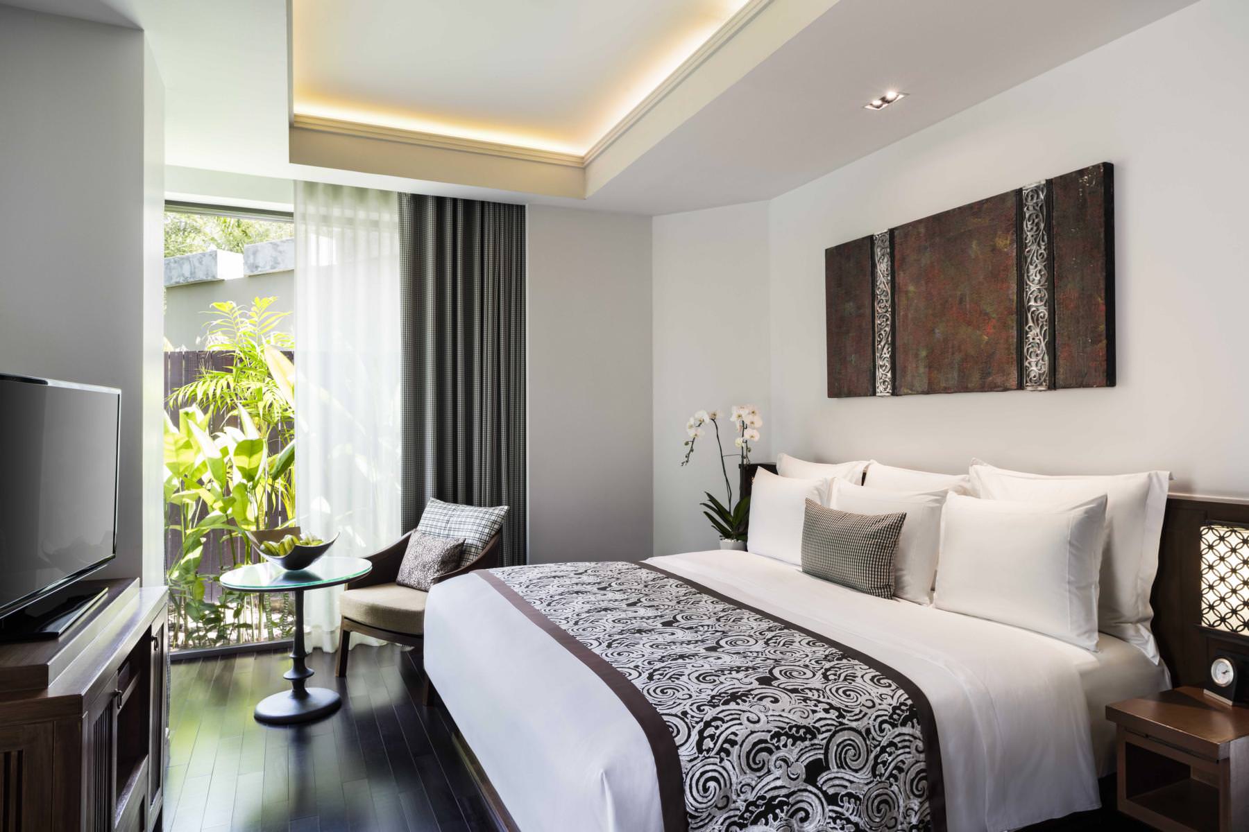 Kingsize-Betten in jedem Zimmer bieten Ihnen besonderen Komfort