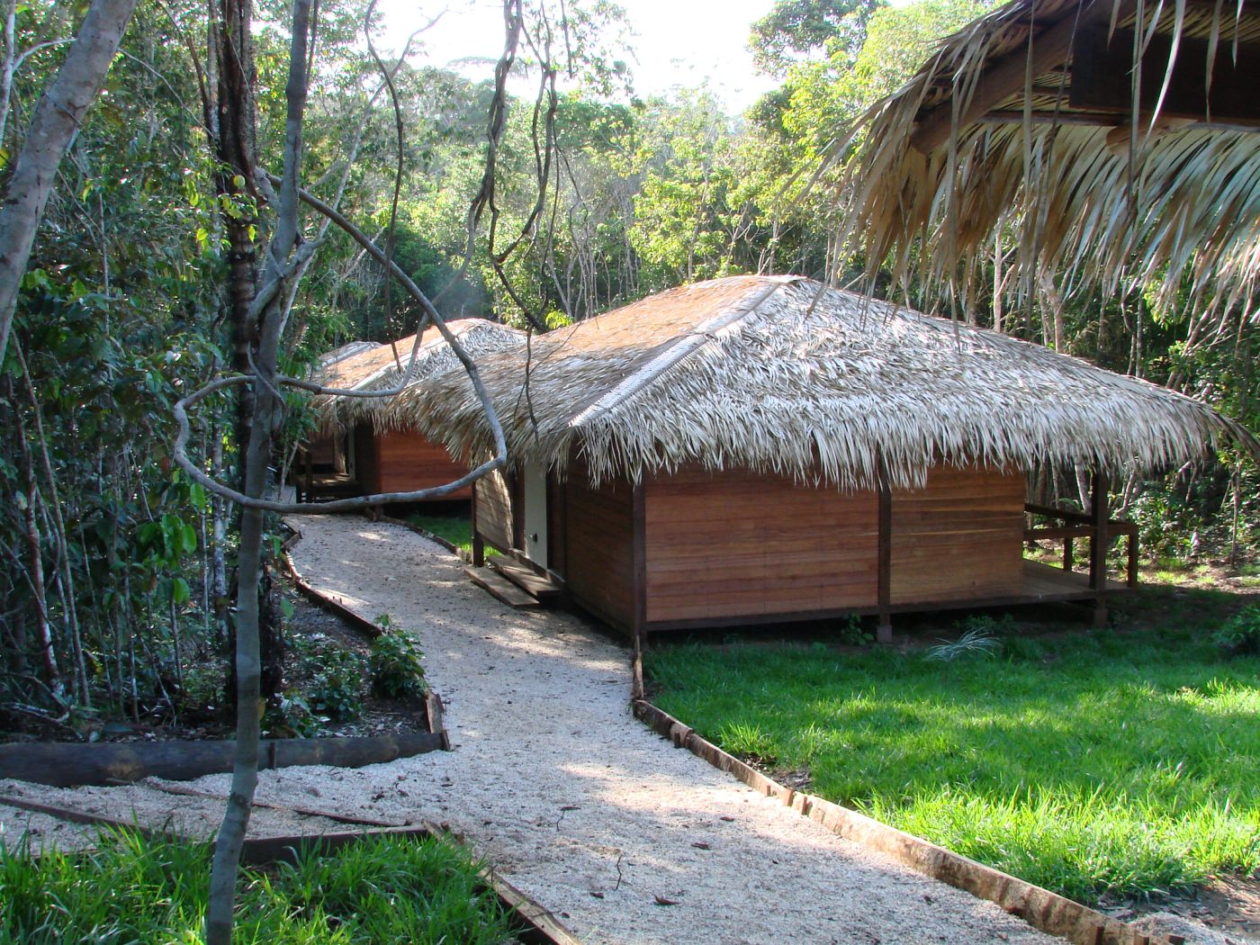 Wundervoll in die Landschaft intregiert