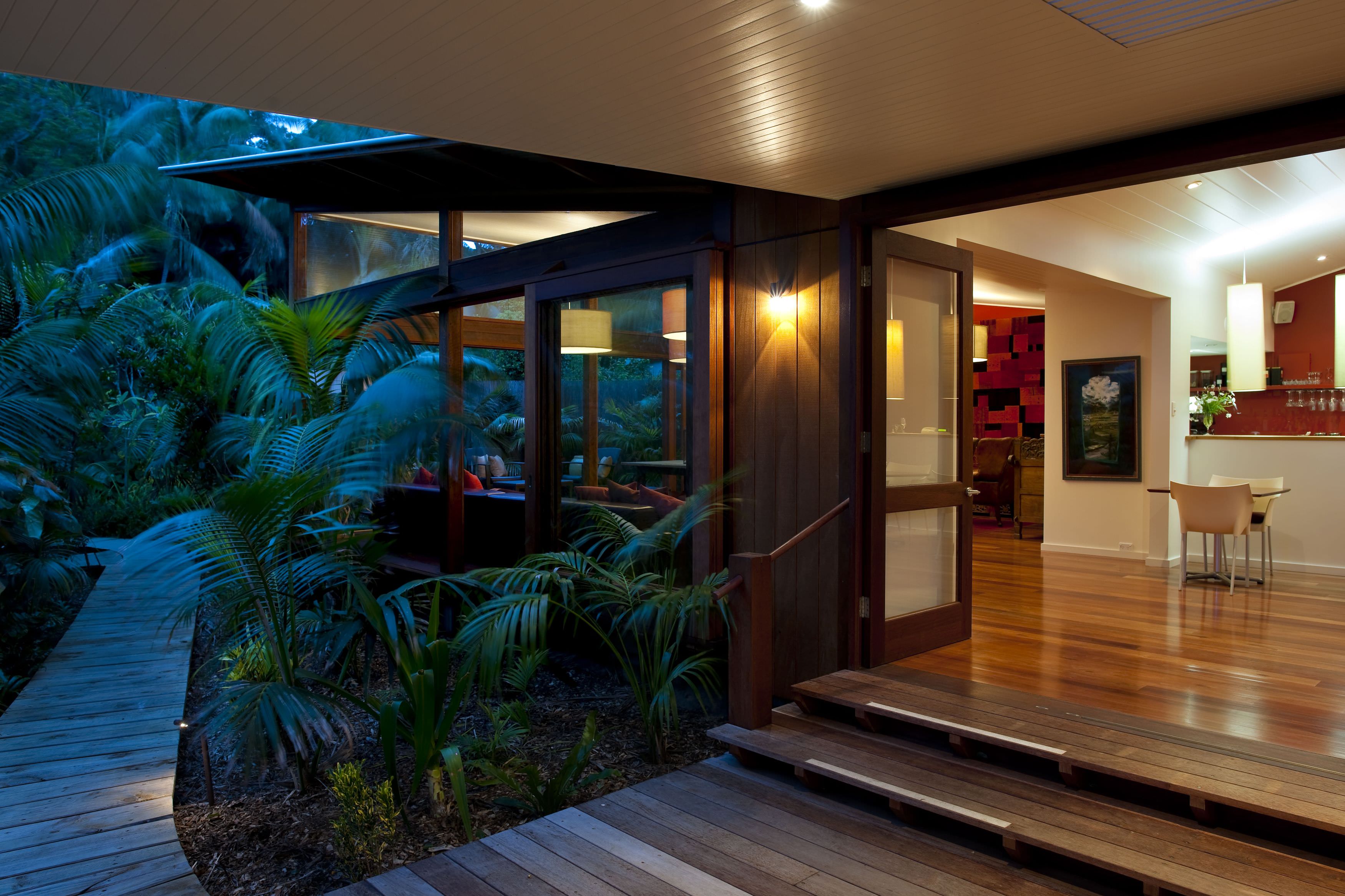 Der Eingang zum Restaurant