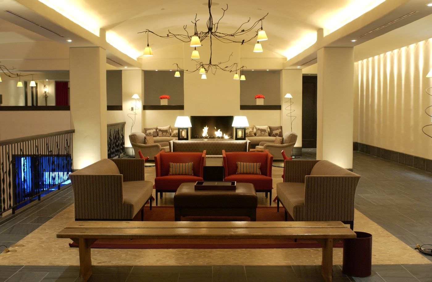 Gemütlichkeit in der Hotellobby