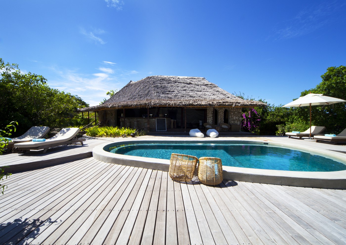 Entspannen Sie am Pool 