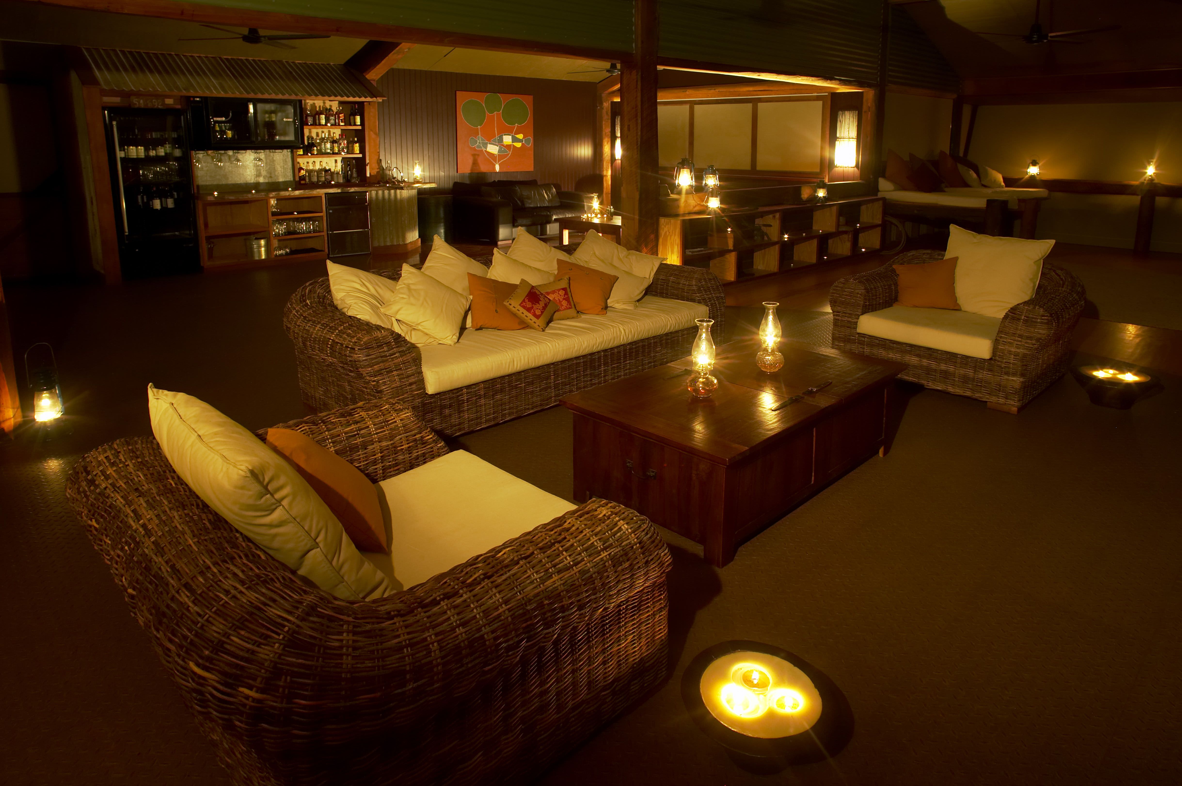 Abendstimmung in der Lounge