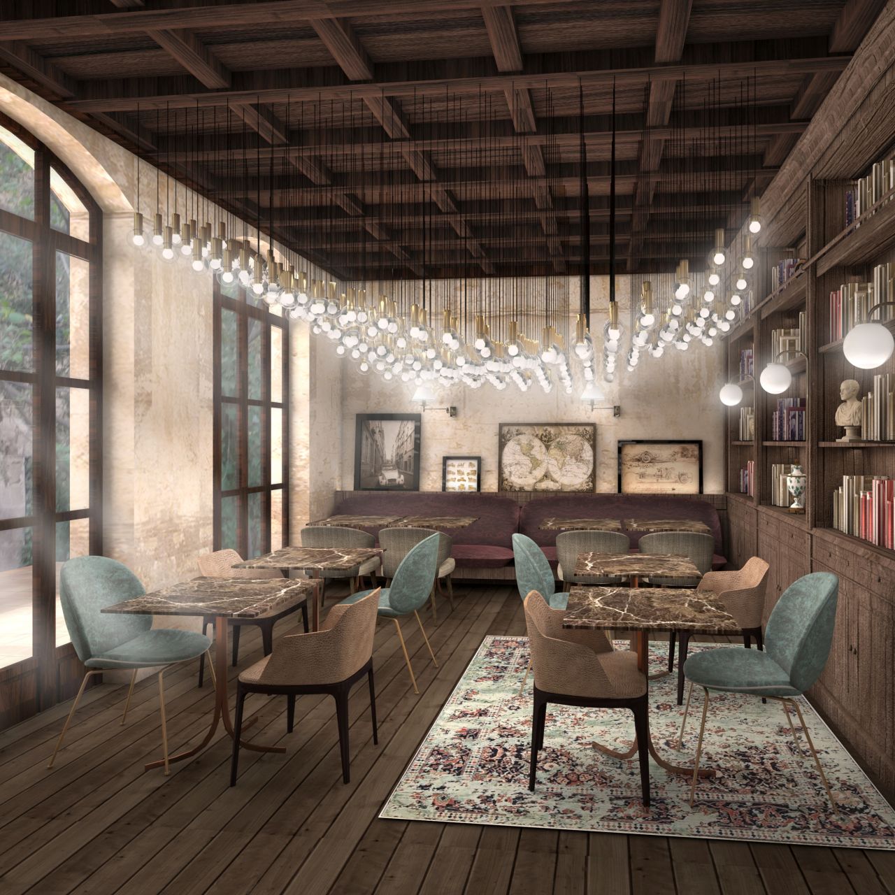 Die gemütliche Bibliothek