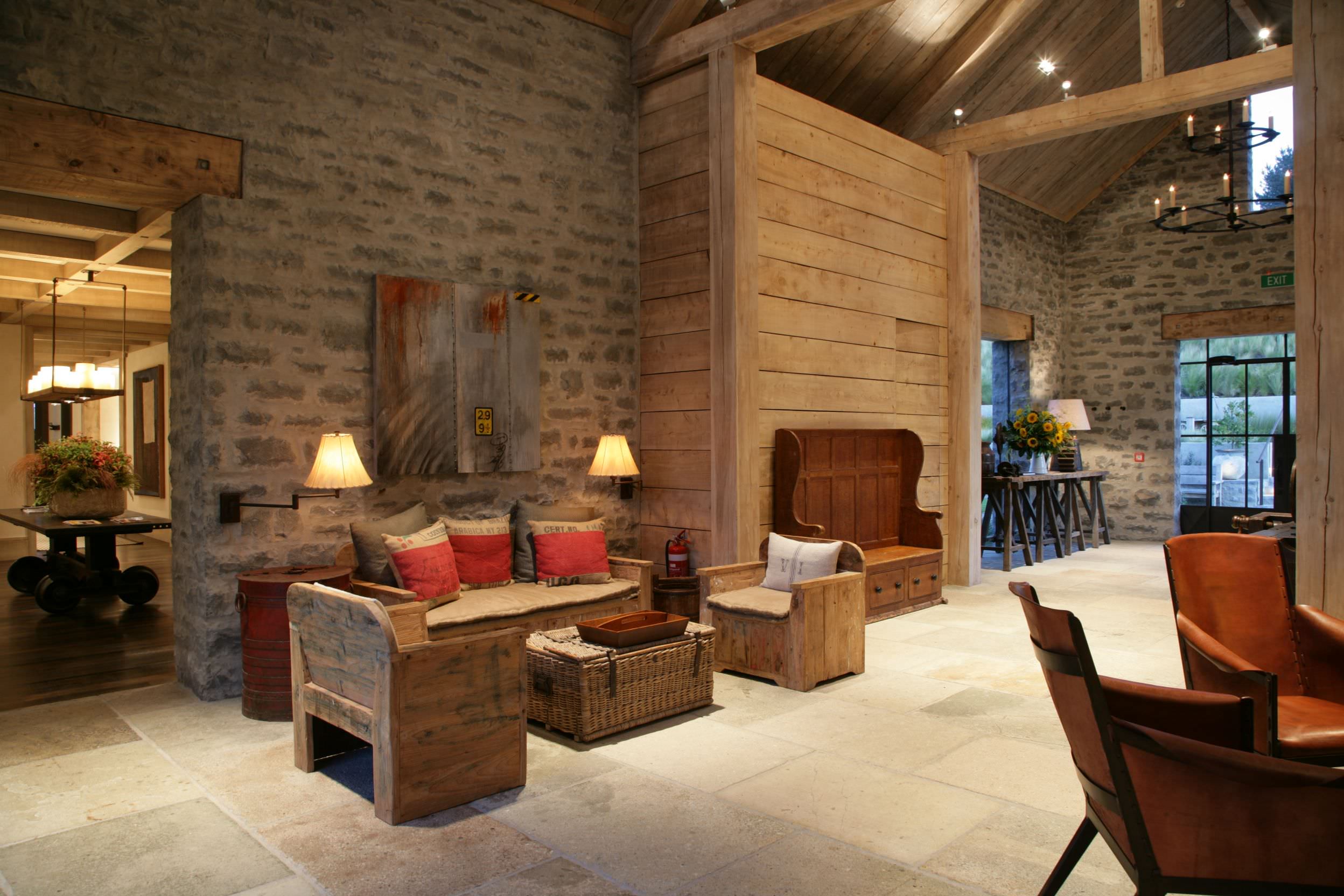 Viele natürliche Materialien wurden benutzt