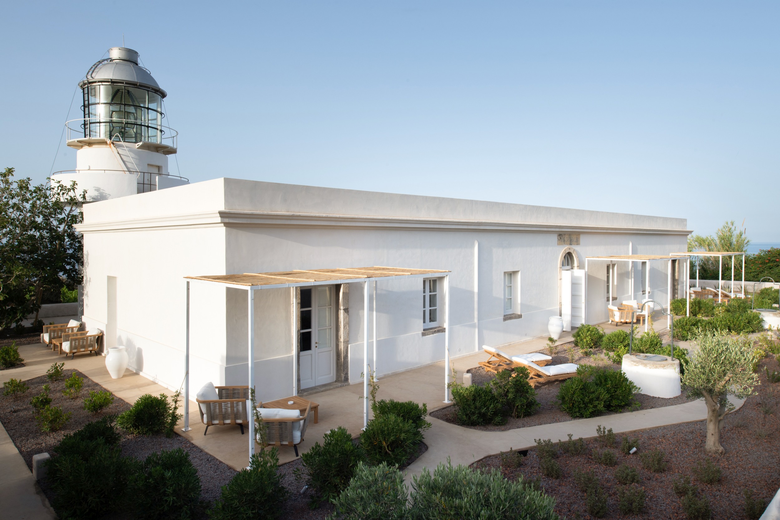 Die Suiten im warmen Schein des Leuchtturms