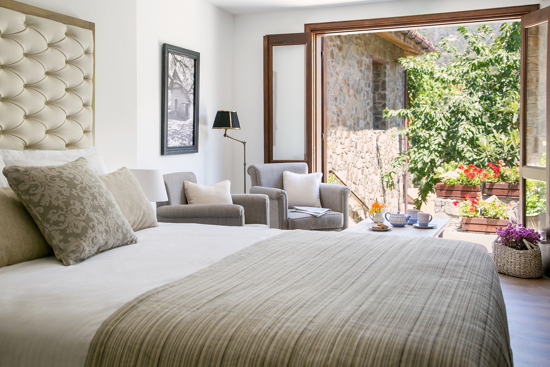 Helle, sanfte Farben im Comfort Zimmer