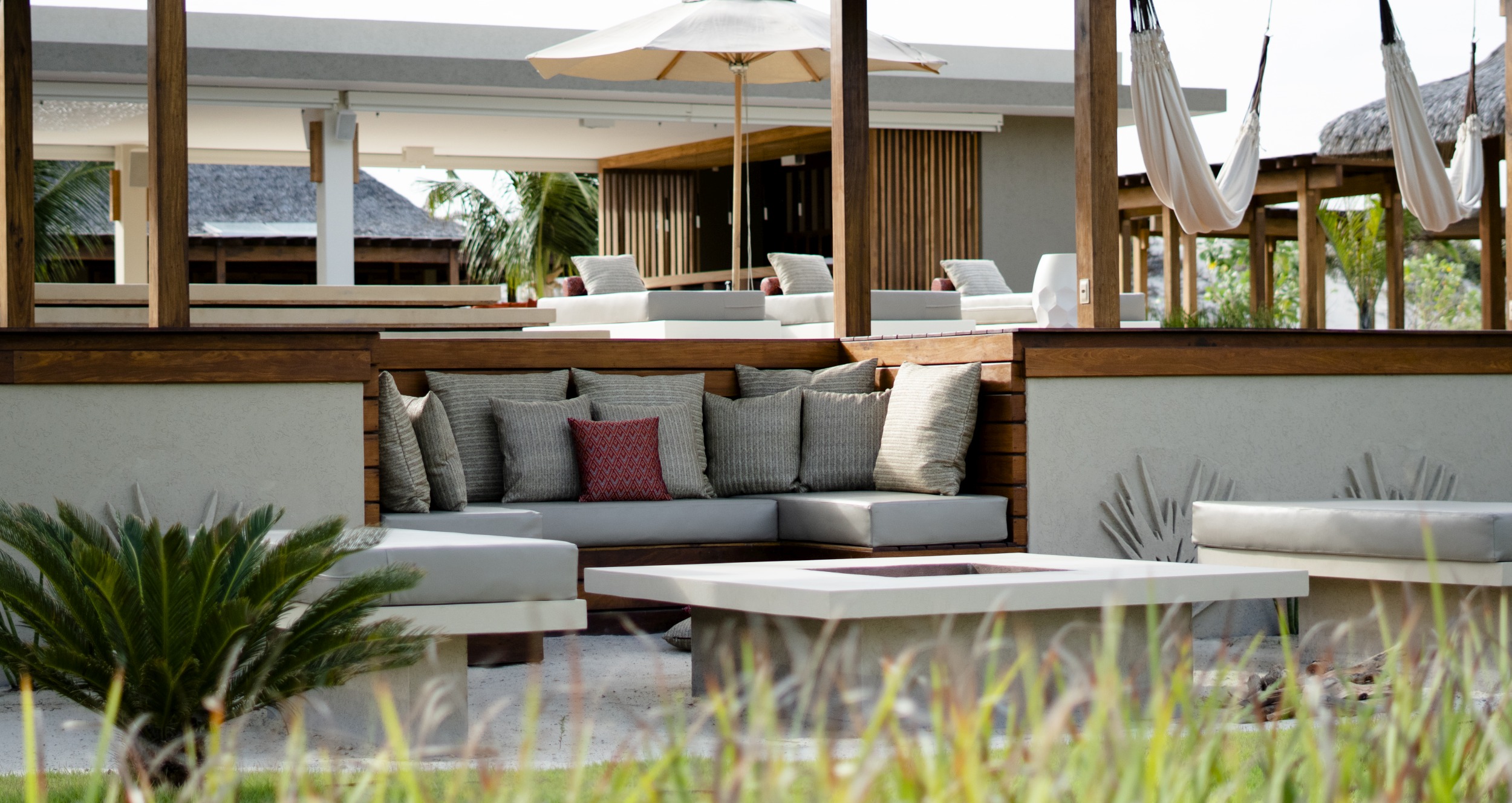 Tanken Sie Kraft in der Lounge nach einer Kite-Session