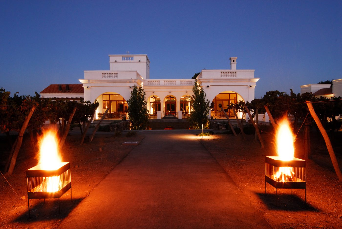 Die beeindruckende Auffahrt 
