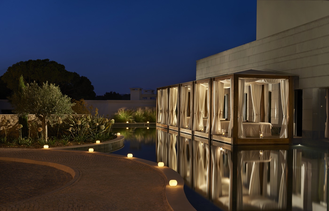 Entspannen Sie unter freiem Himmmel 