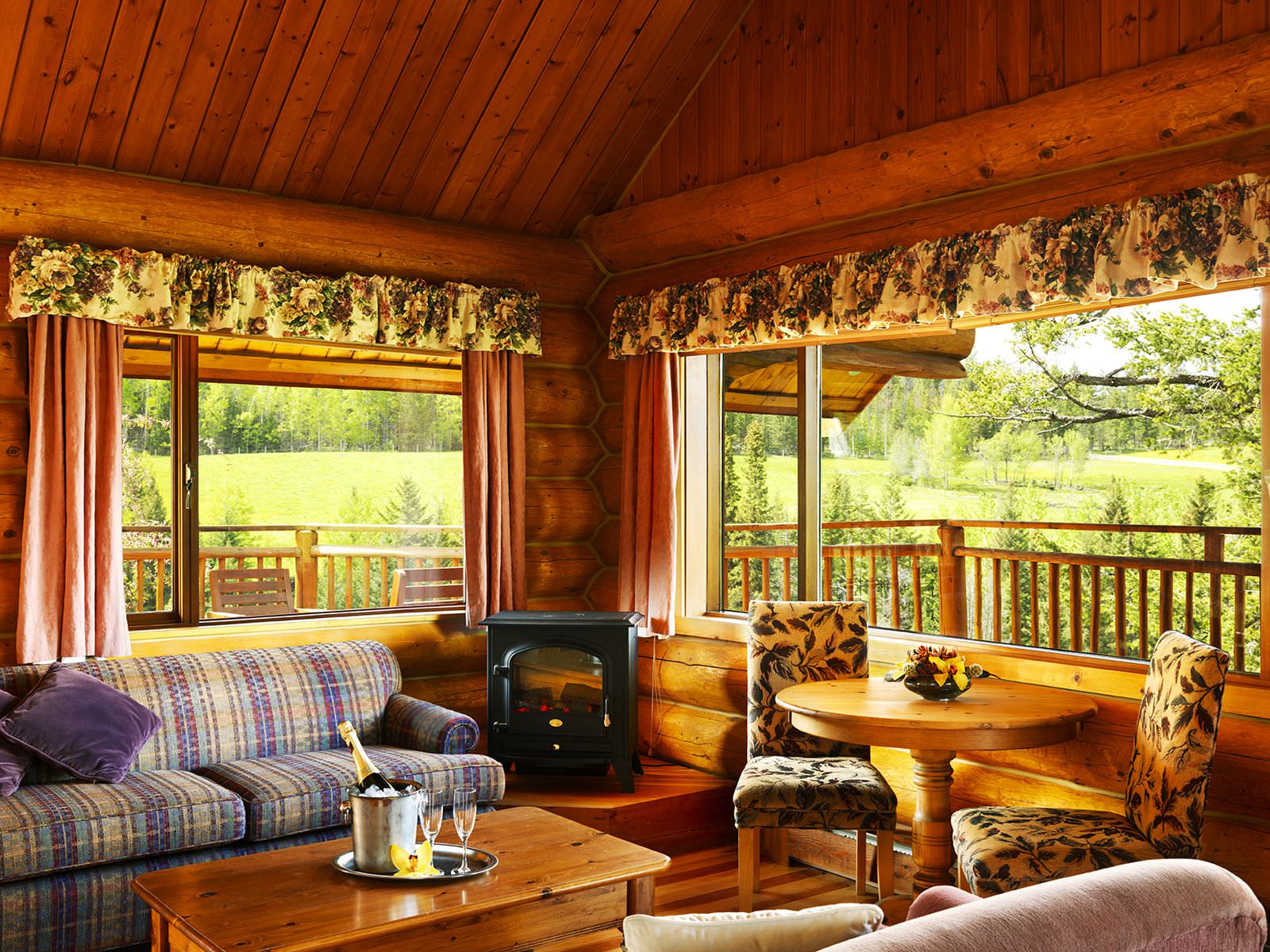 Tolle Aussichten auf die Weiden der Ranch