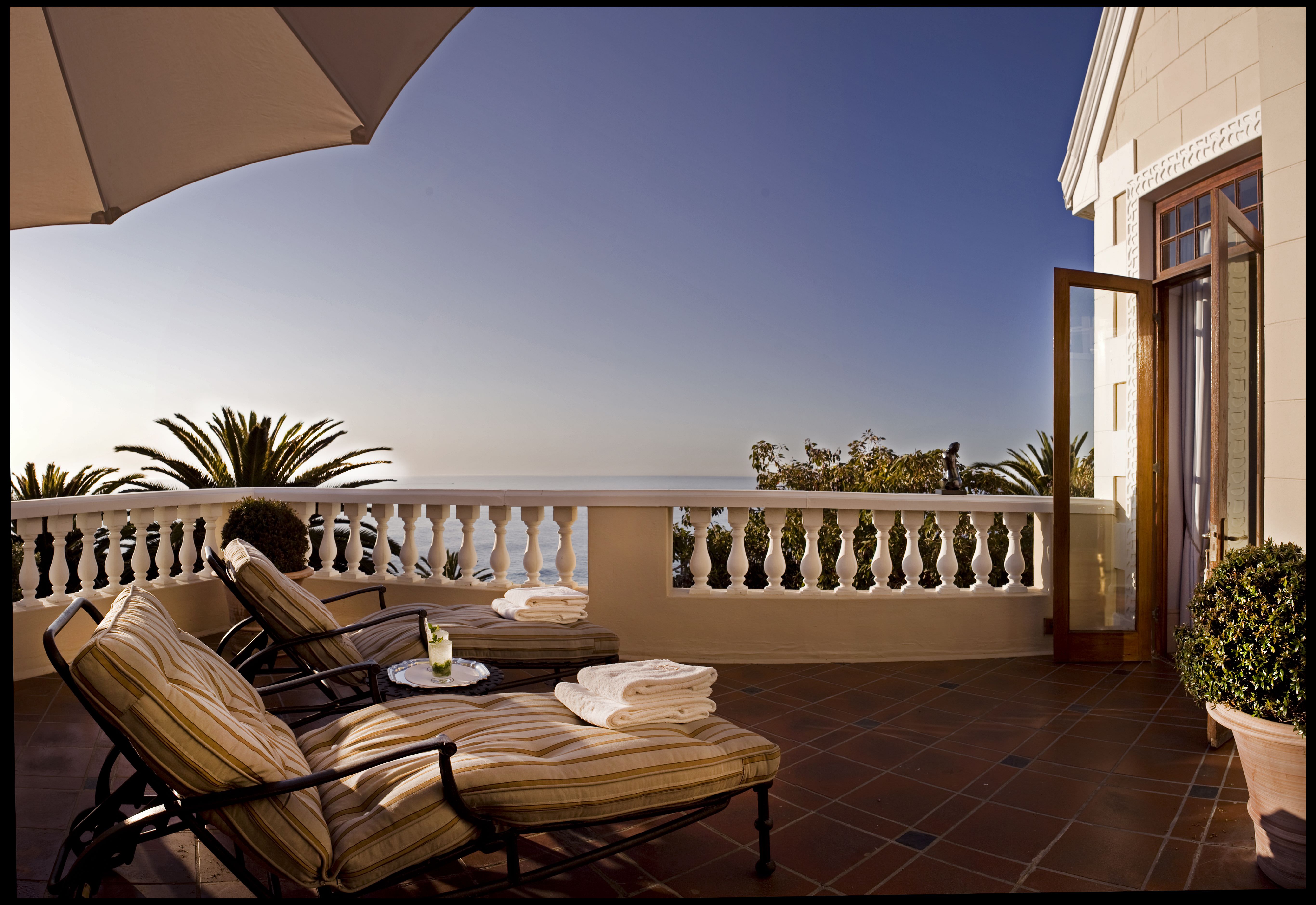 Entspannung auf der privaten Terrasse