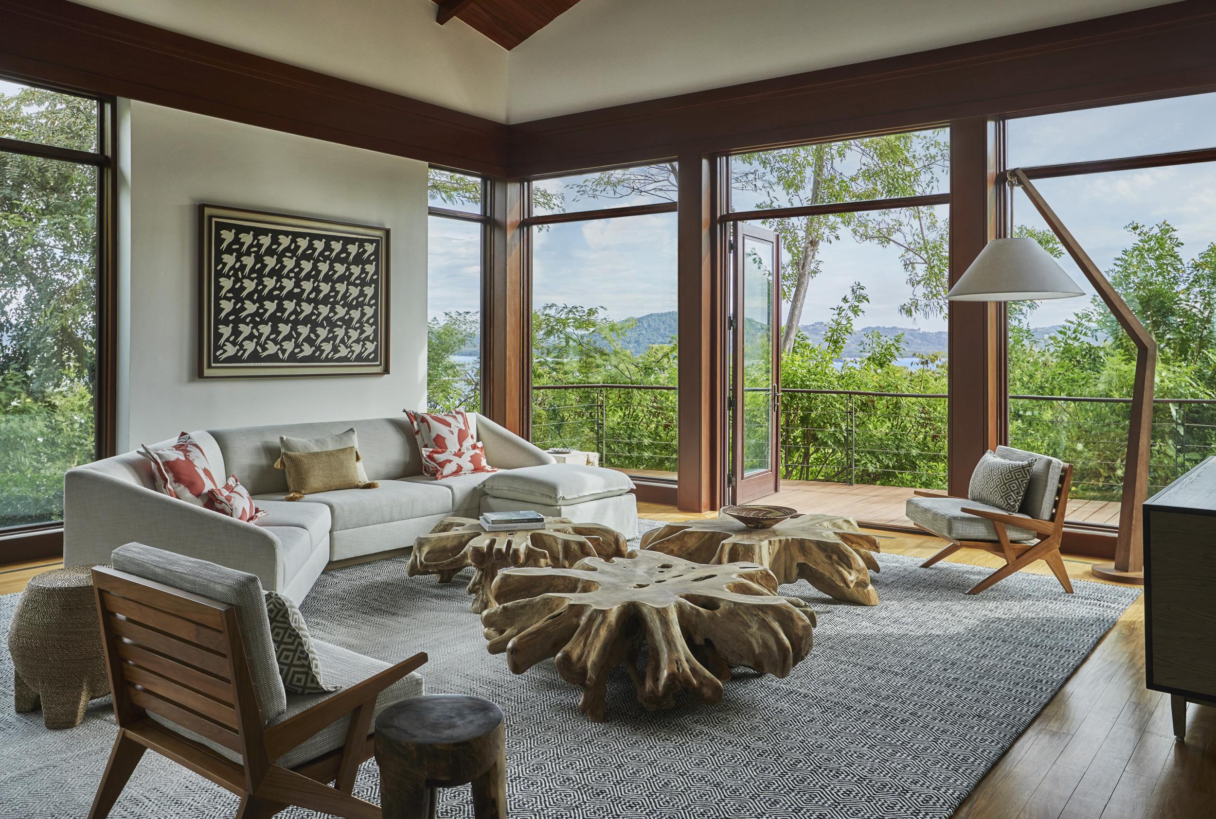 Blick ins Grüne in der Miramar Suite