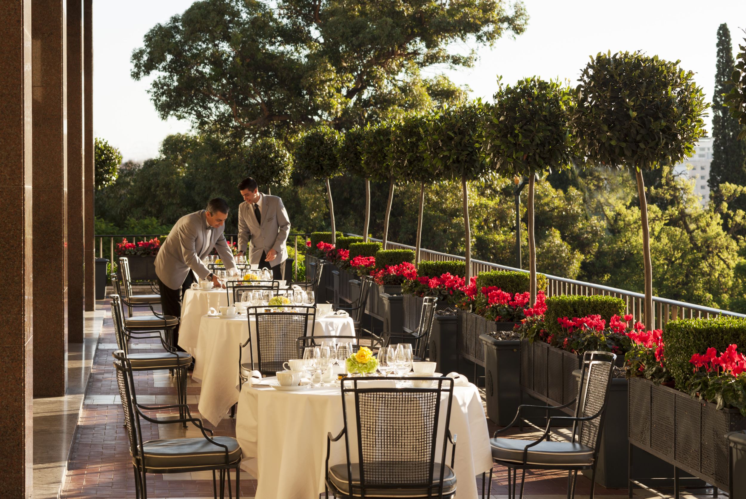 Genießen Sie ein Dinner auf der Terrasse