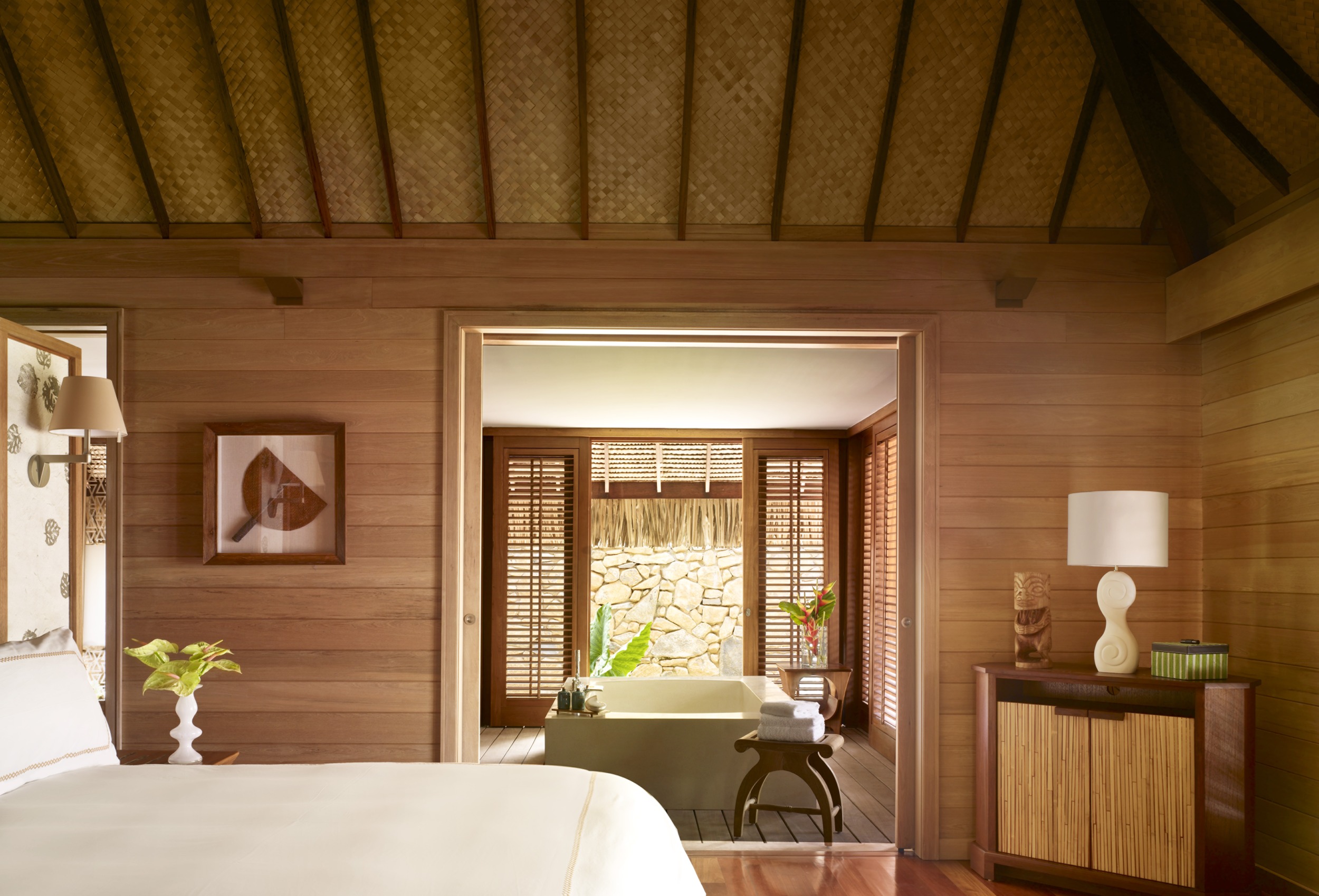 Schlichtes Holzdesign