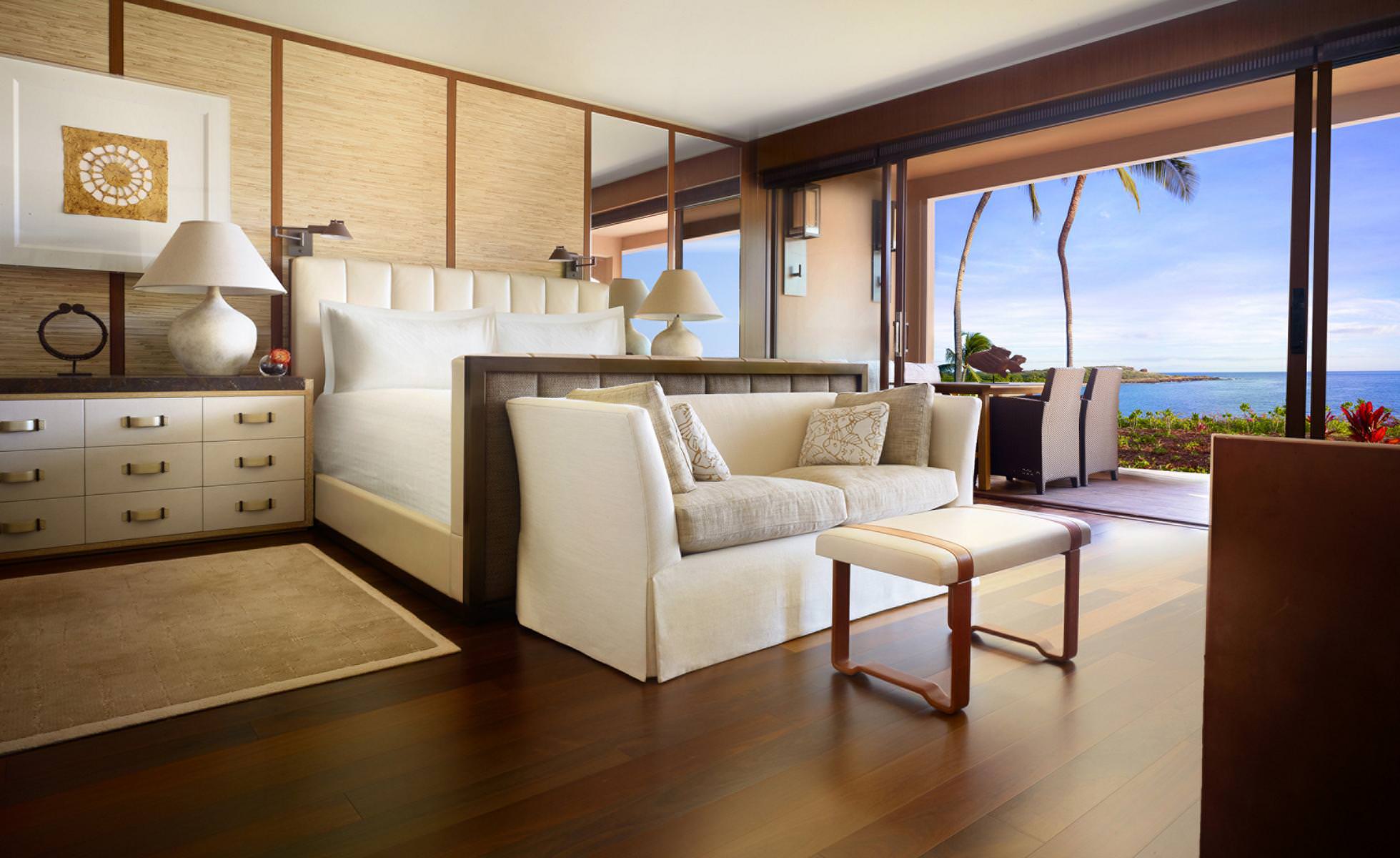 Warme Töne und hochwertige Materialien für Wohlfühlatmospäre