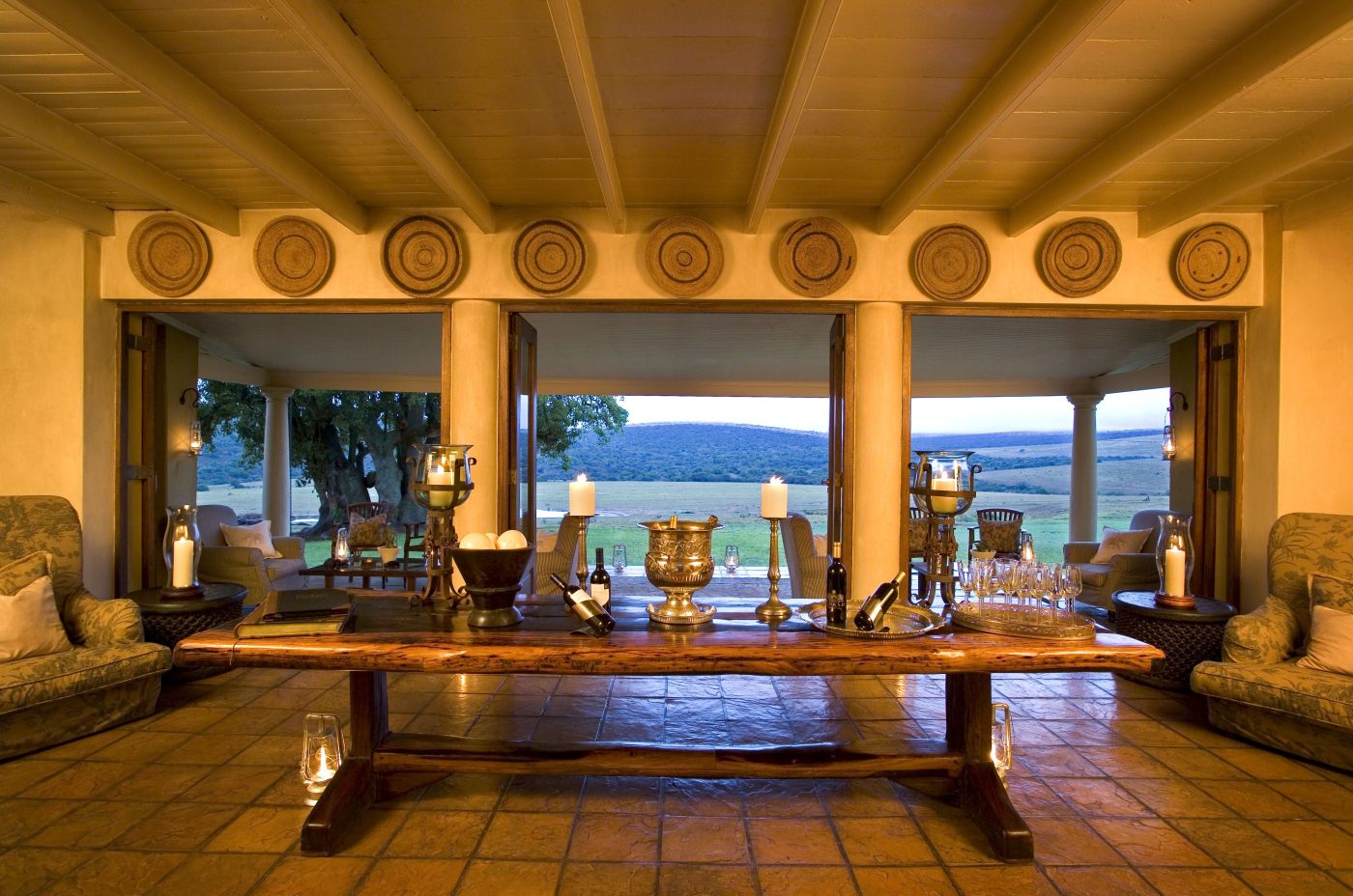 Koloniale Pracht im Haupthaus