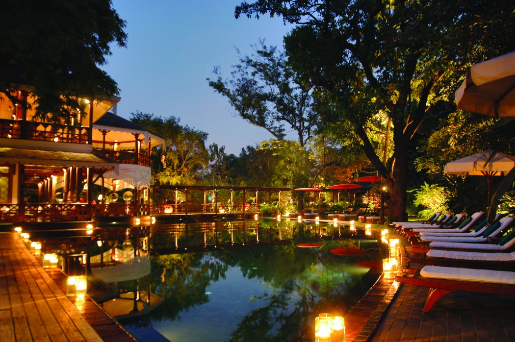 Wunderschönes Ambiente am Abend