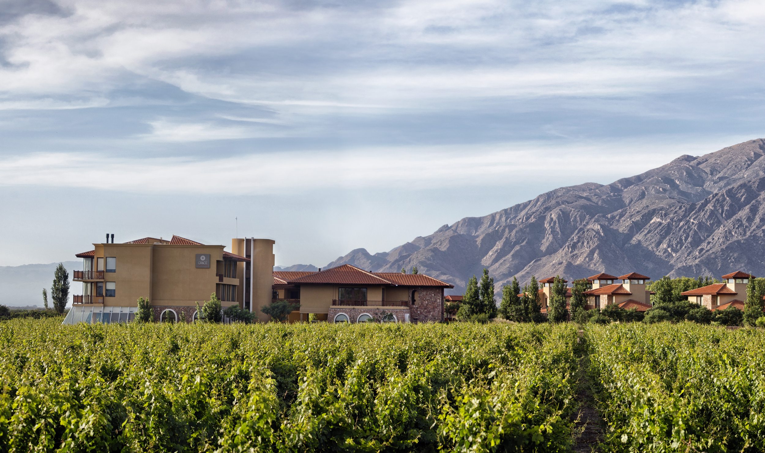 Inmitten traumhaft schöner Natur und mit Blick auf das Panorama der Anden
