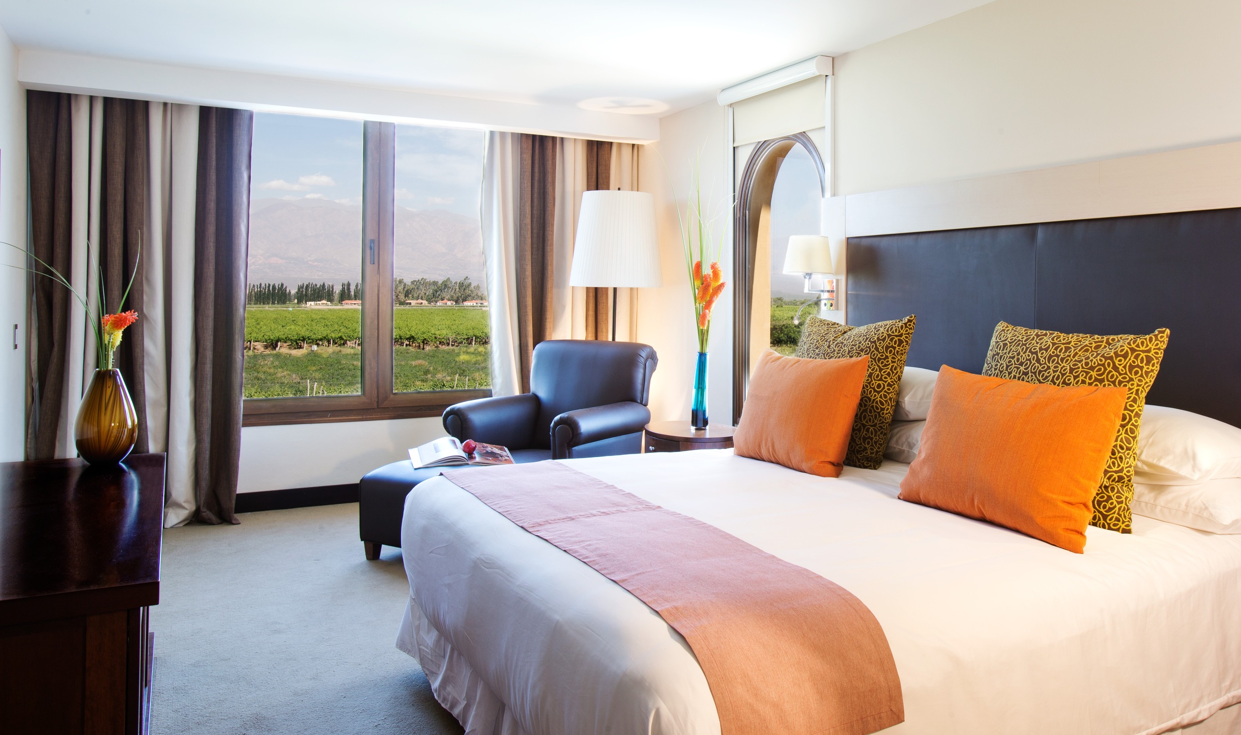 Das Deluxe Zimmer Sunrise View in eleganter Schlichtheit