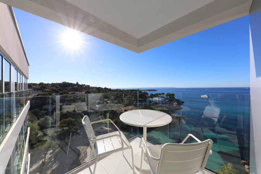 Genießen Sie Ihre Aussicht vom Balkon