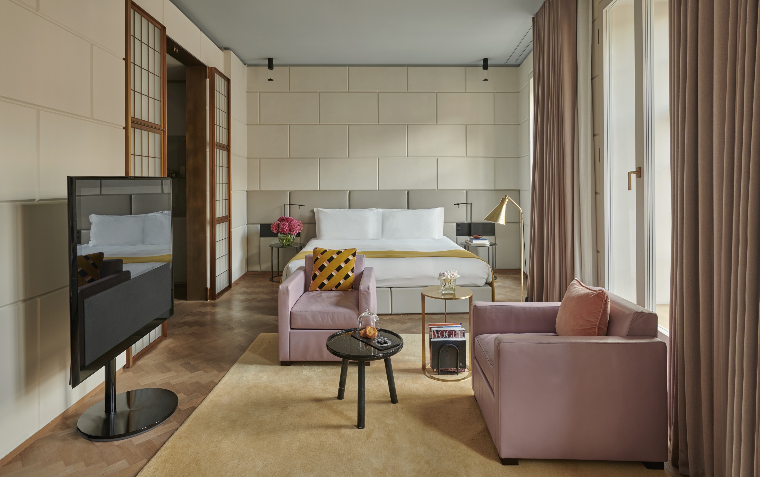 Dezente Farben in den Suiten