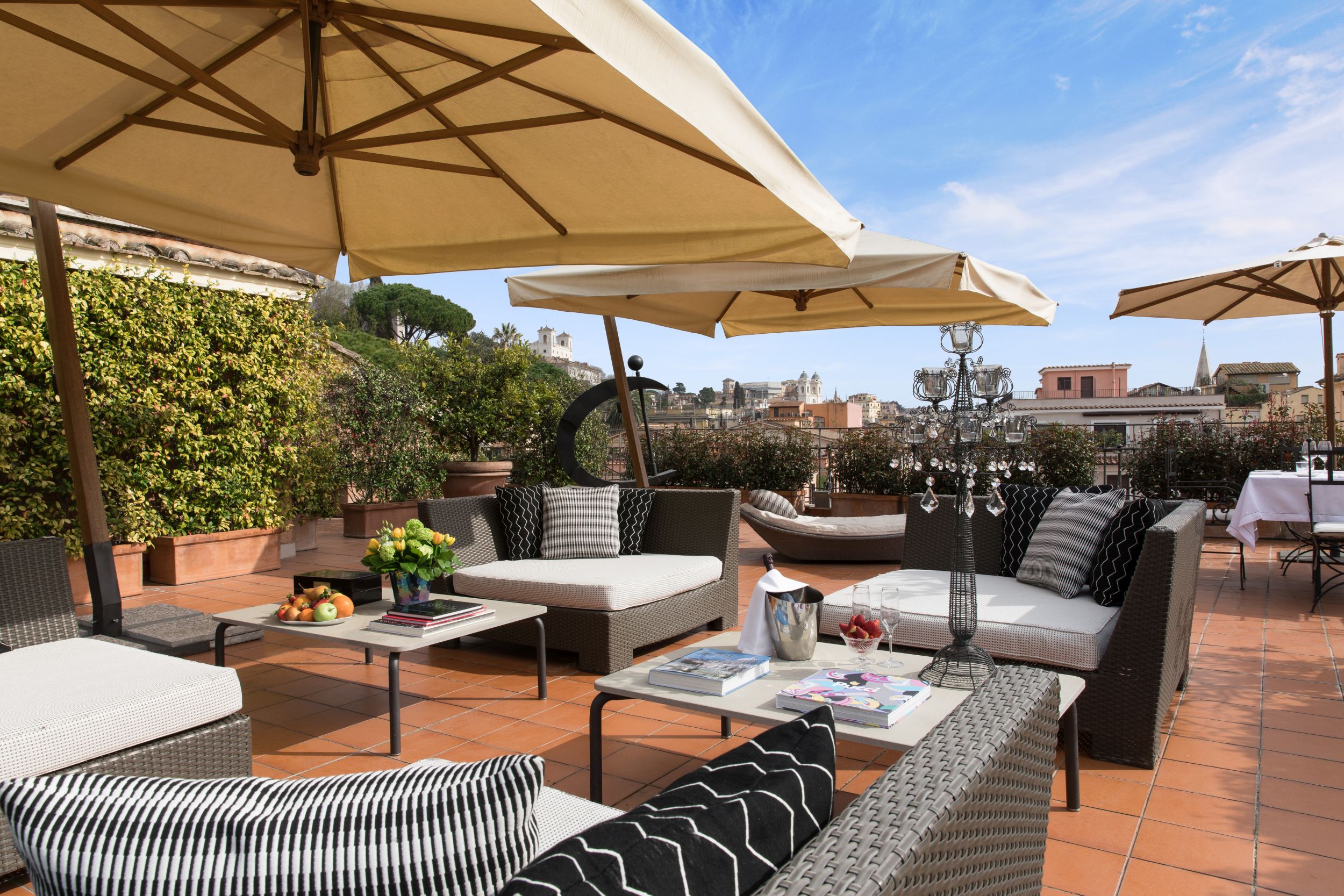 Die Dachterrasse als exklusive Location