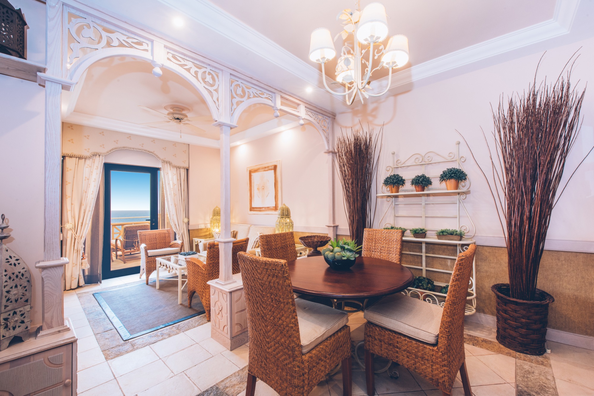 Viel Raum bieten die Suiten und Juniorsuiten des Luxusresorts