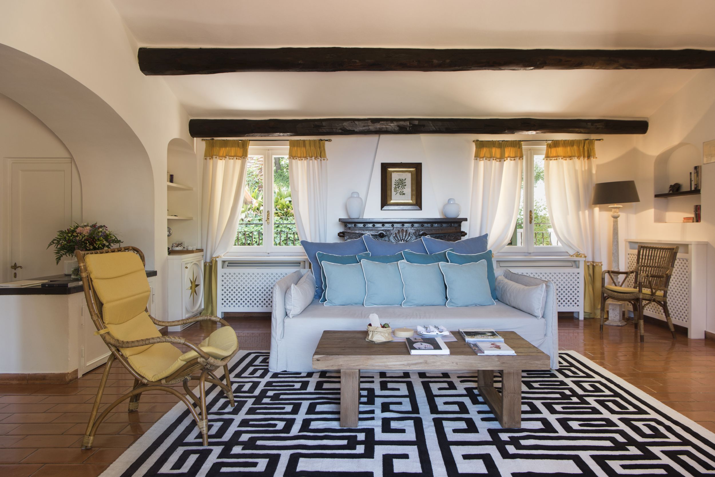 Modernes Design in den Suiten