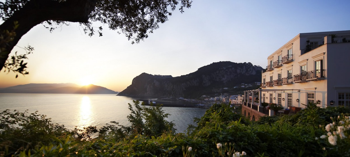 Sonnenuntergang auf Capri