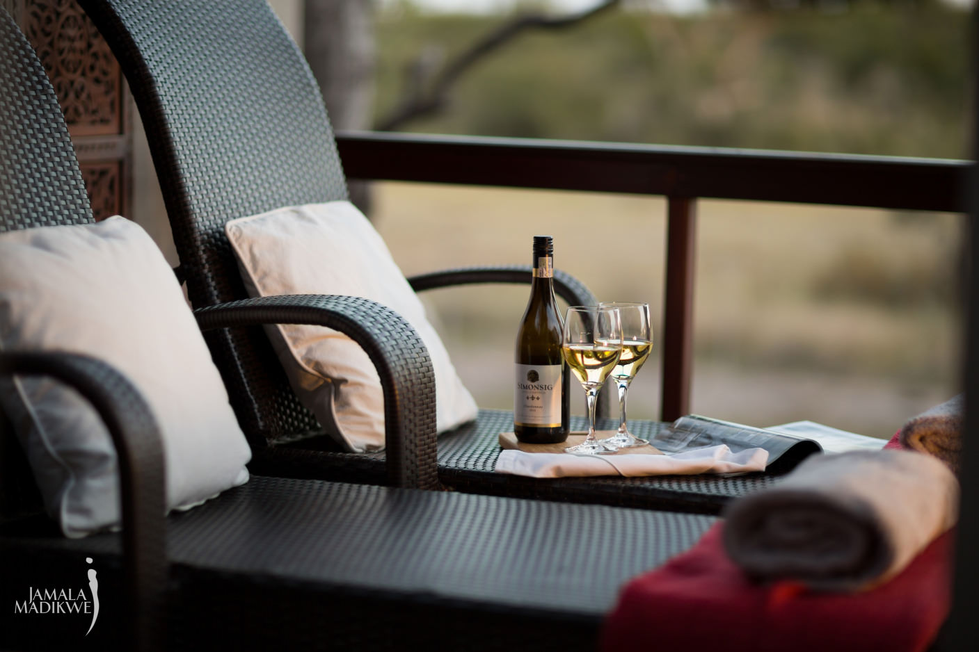 Entspannung nach einem aufregenden Gamedrive