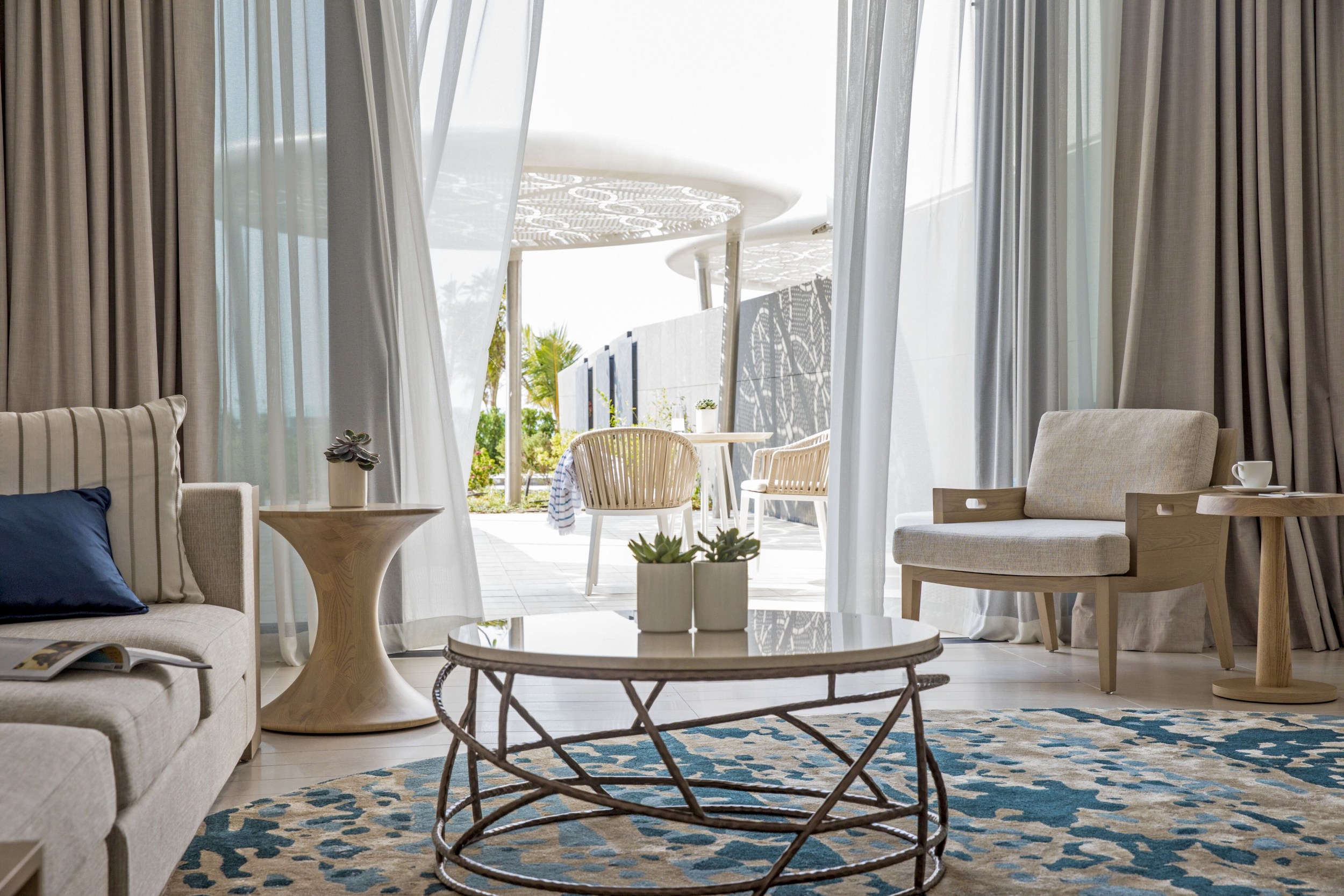  Die Ocean Terrace Suite mit Zugang zum Garten und einer privaten Terrasse