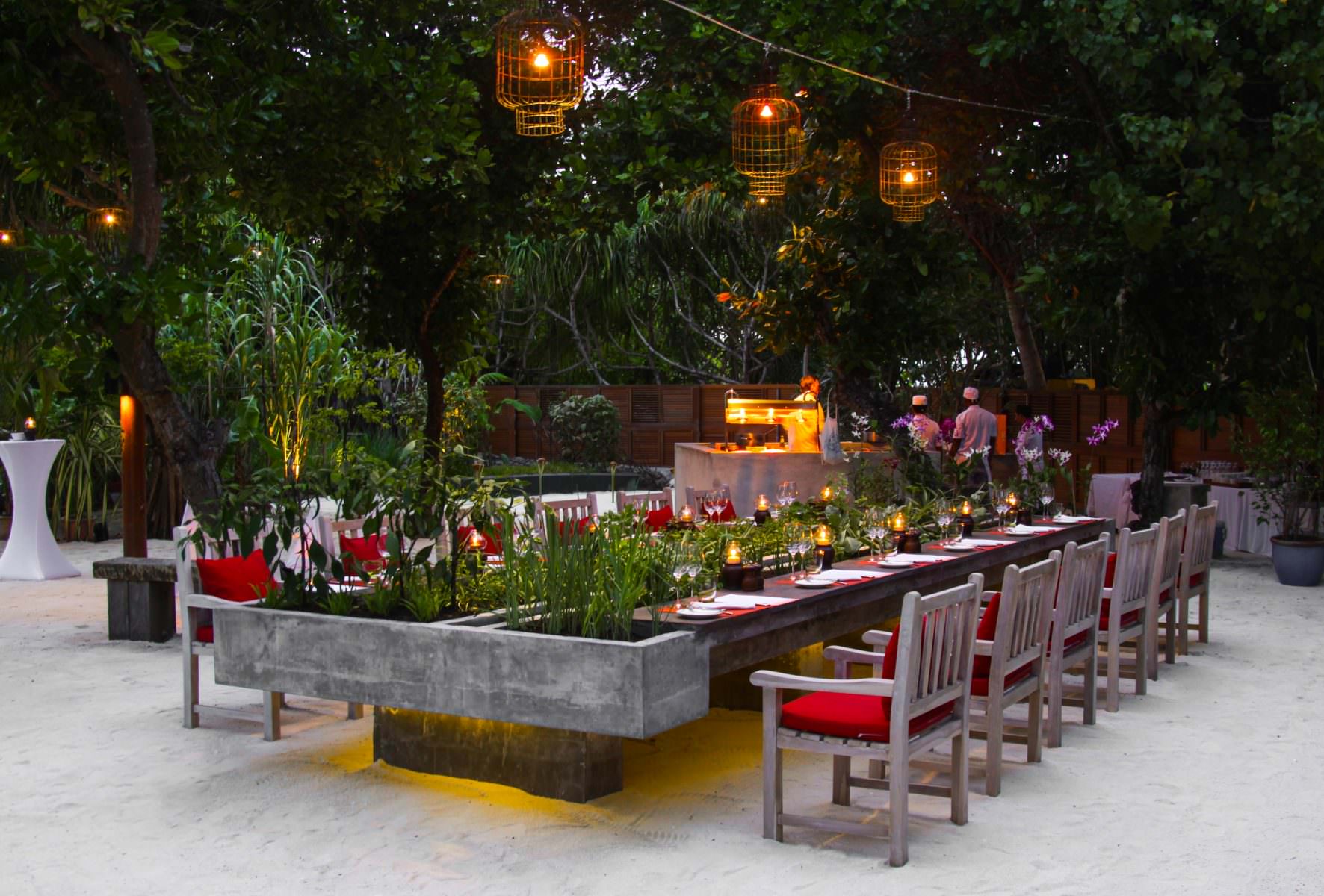 Kreative Outdoor Küche