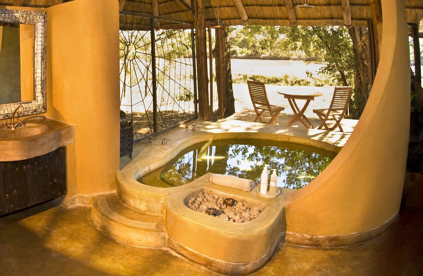 Abkühlen und die Natur beobachten