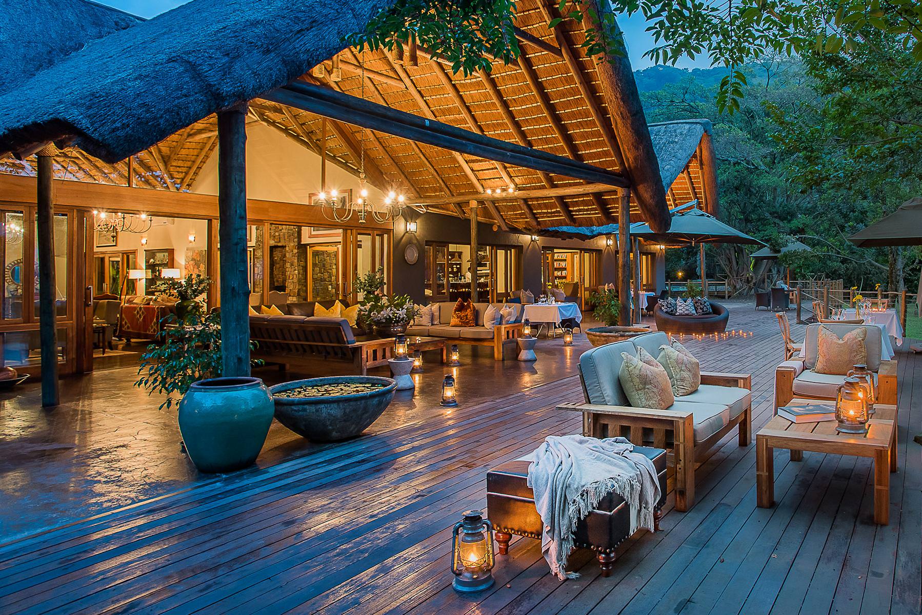 Veranda zum draußen sitzen und genießen