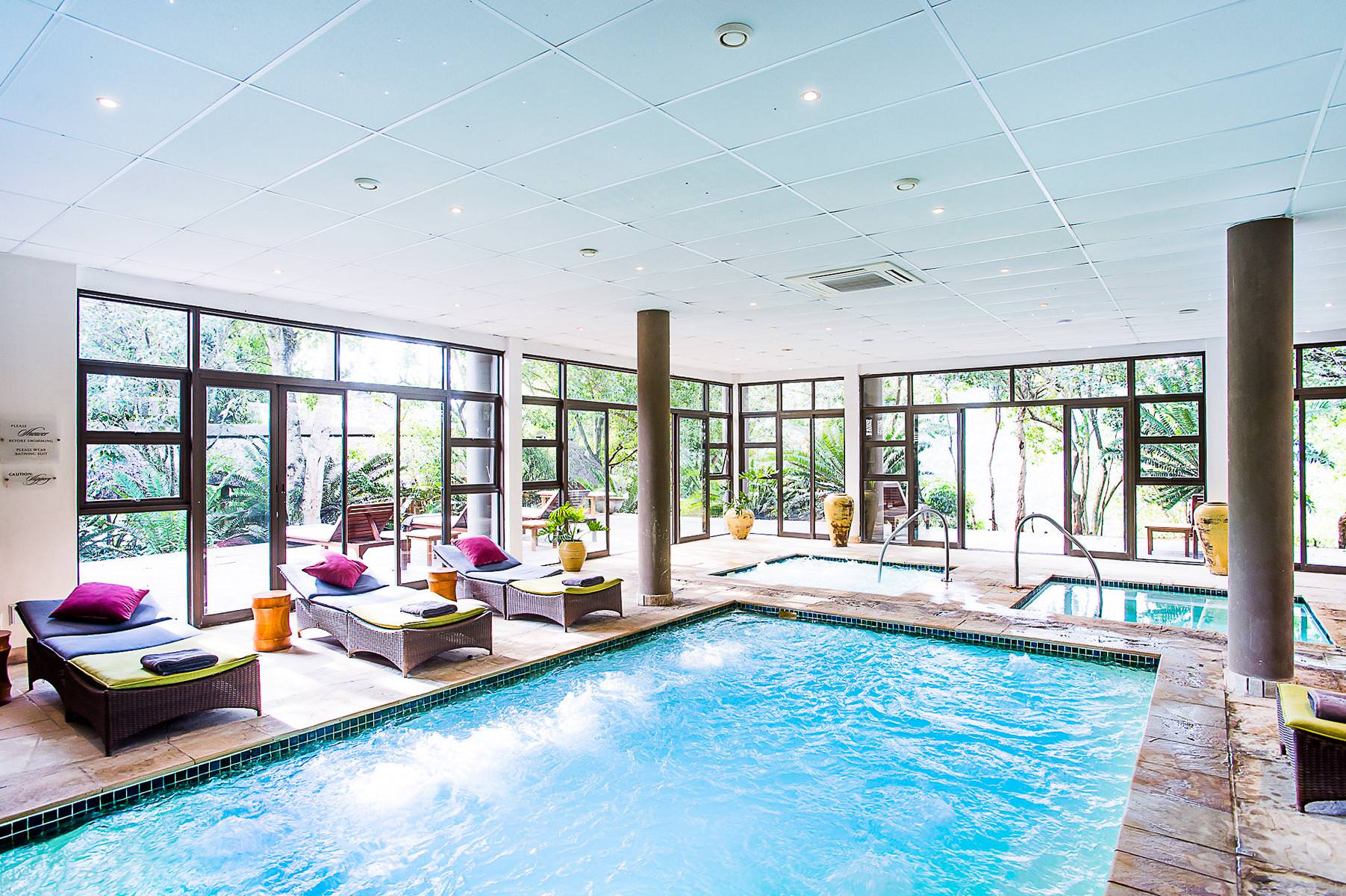 Pools in entpannter Atmosphäre