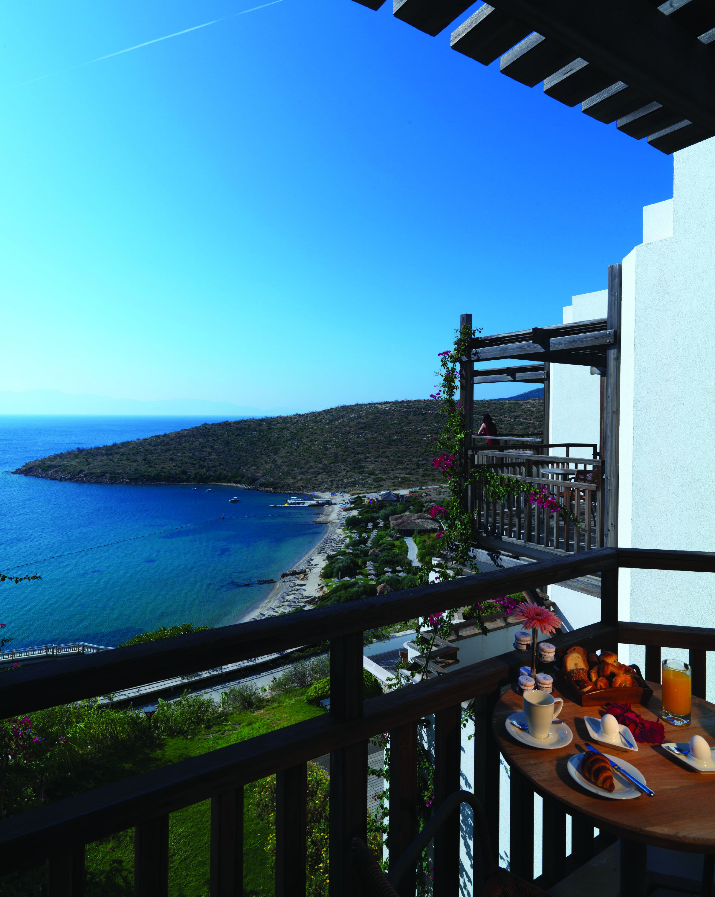 Geniessen Sie den Blick von Ihrem Balkon