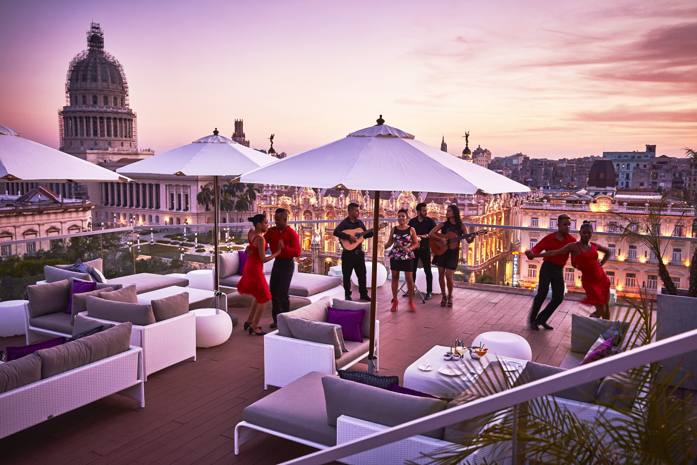 Kubanische Klänge auf dem Dach