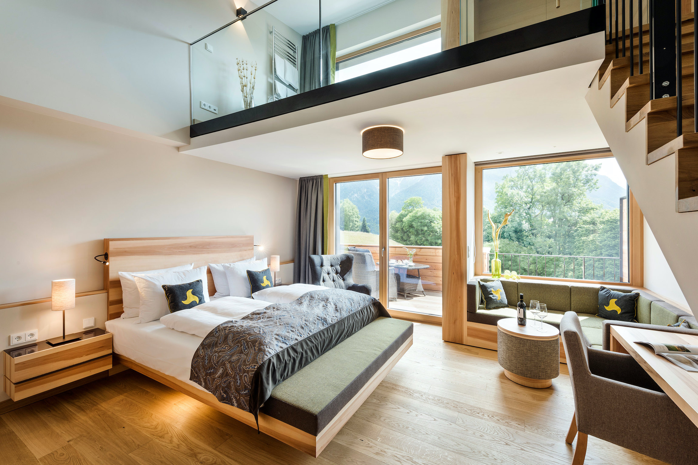 Das helle und luftige Spa Loft