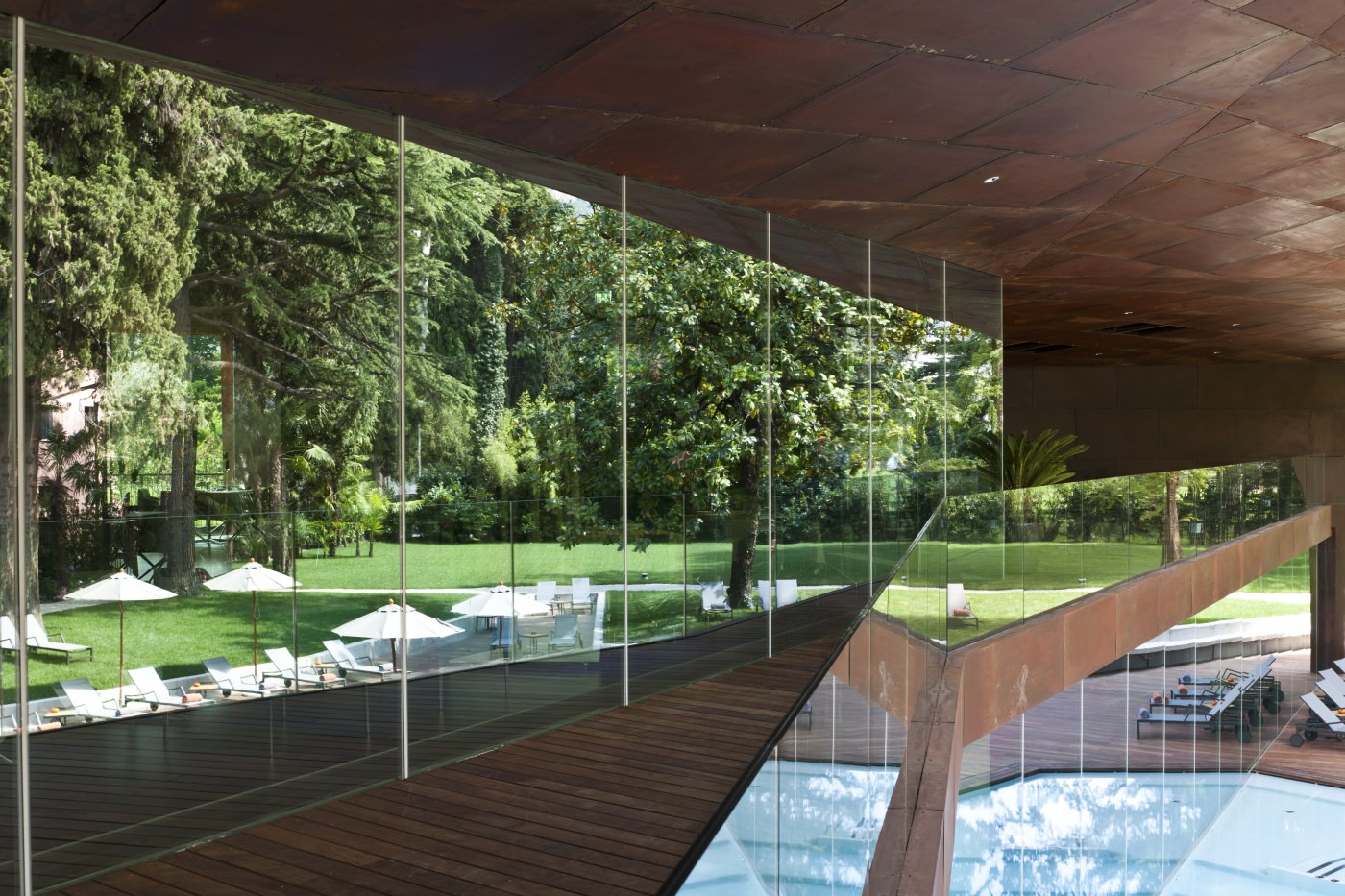 Wunderschönes Design des Spas