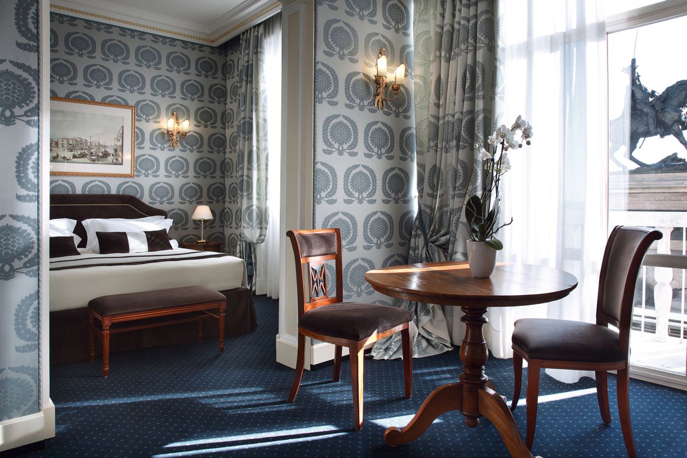 Großzügige Zimmerausstattung