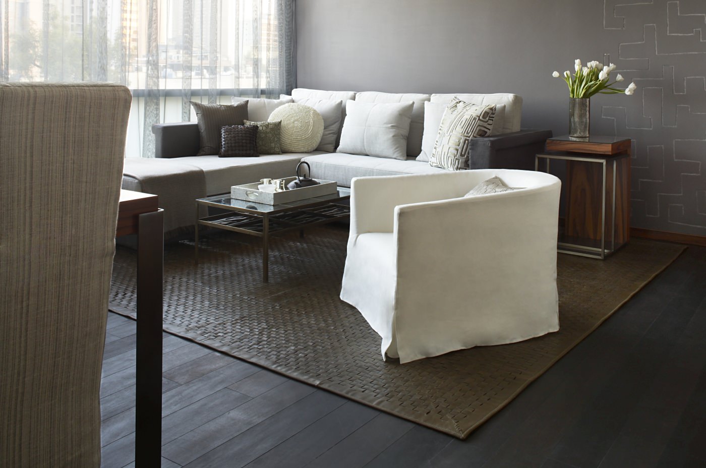 helle, freundliche Einrichtung 