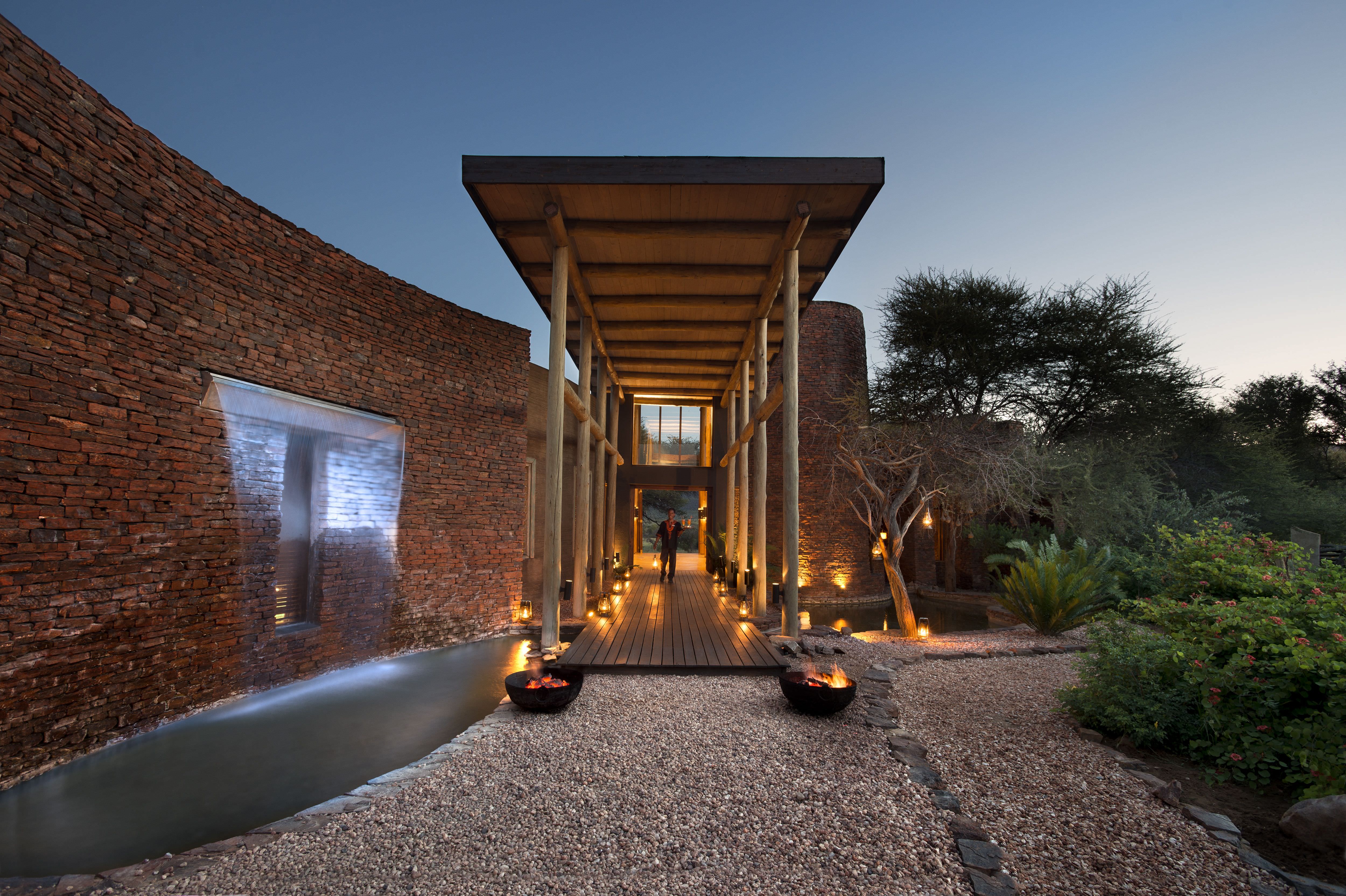 Einzigartige Architektur in der Marataba Lodge 